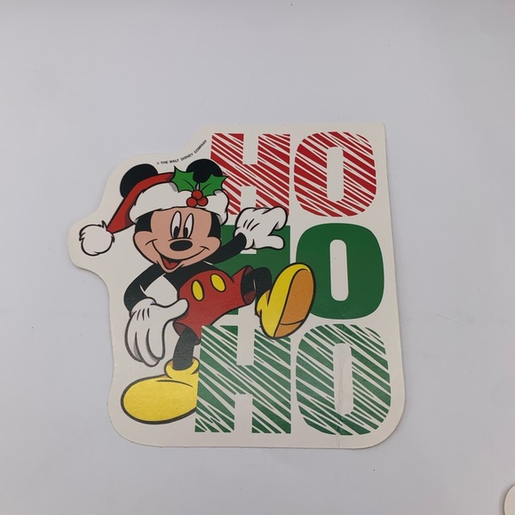7 PCs. Vtg. Retro THE WALT DISNEY COMPANY Christmas Decoration Cardboard Cutouts - Picture 6 of 9